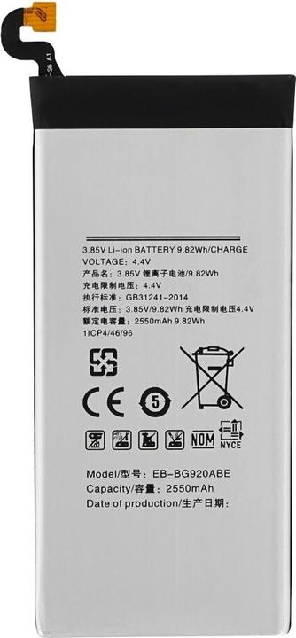 Image du produit Batterie pour Samsung G920F Galaxy S6