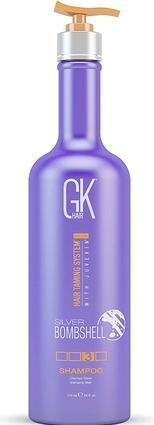 Actual product image Gk Hair Global Keratin Silver Bombshell Purple Shampoo 710ml/24 Fl Oz For (710 ml, Liquid shampoo)