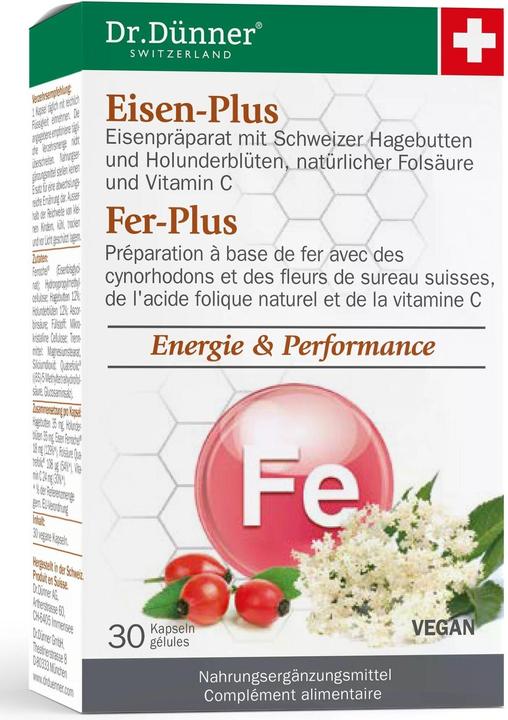 Produktbild Dr. Dünner Eisen-Plus Kaps (30 Stück, Kapseln, 281.25 g)