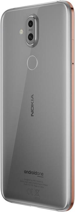Produktbild Nokia 8.1 (64 GB, Steel, 6.18", Hybrid Dual SIM, 13 Mpx, 4G)