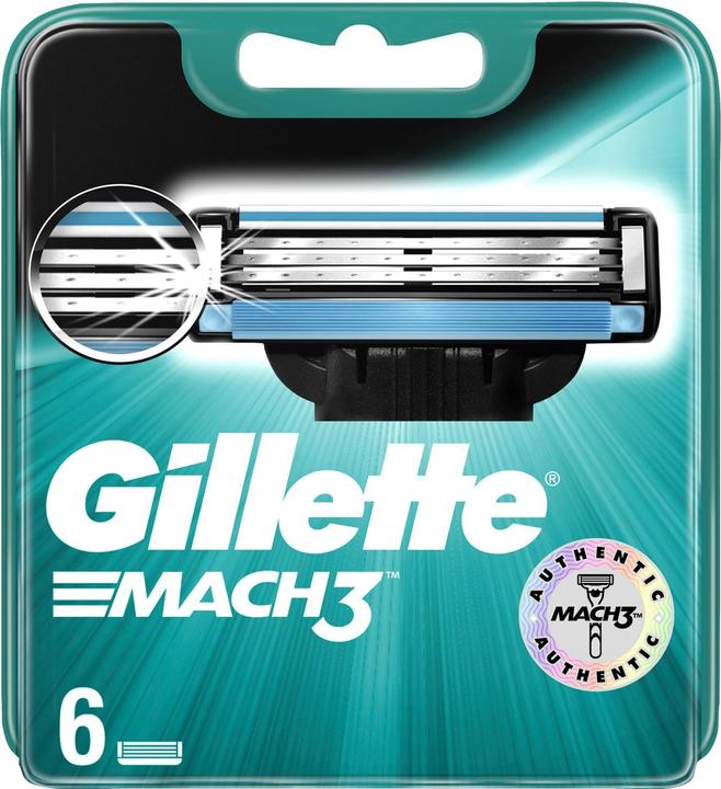Produktbild Gillette Rakblad Mach3 Base 6st (1 x)