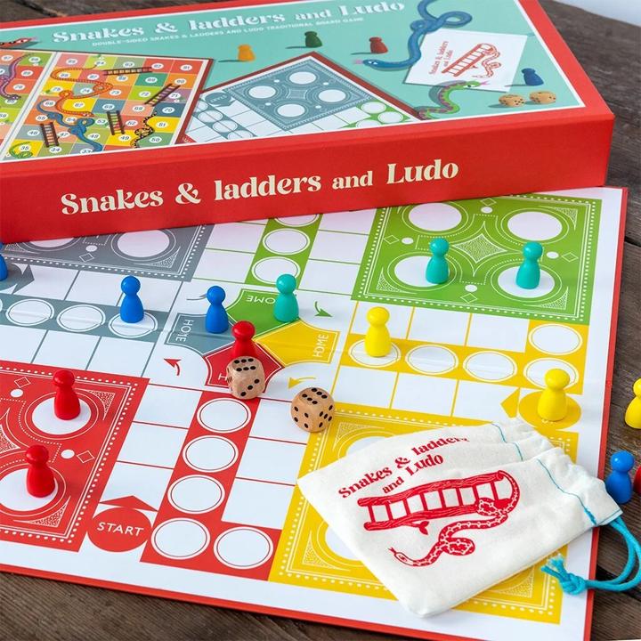 Produktbild Rex London doppelseitige brettspiele ludo und schlangen und leitern