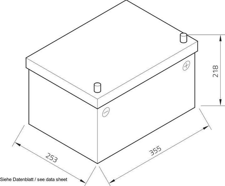 Produktbild Intact Oldtimer-Power 118Ah 12V Oldtimerbatterie 57016 ohne Batteriesäure (12 V, 118 Ah)