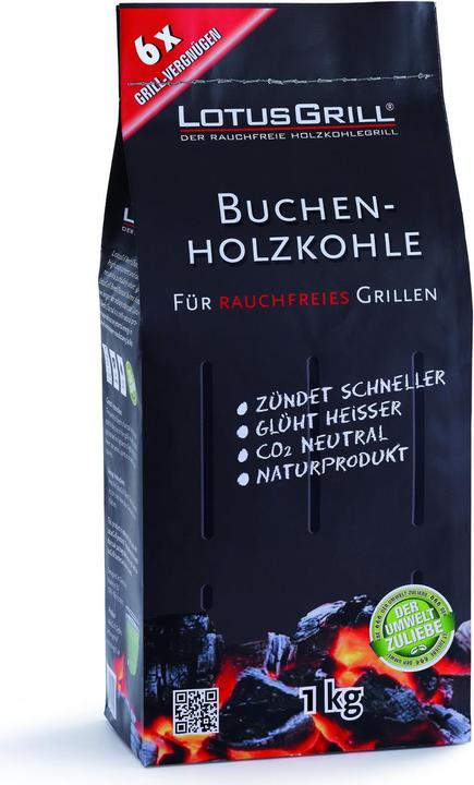 Produktbild LotusGrill Buchenholzkohle (1 kg)