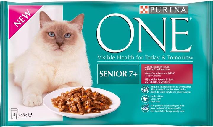 Actual product image Purina ONE Senior (Senior, 4 pcs., 85 g)