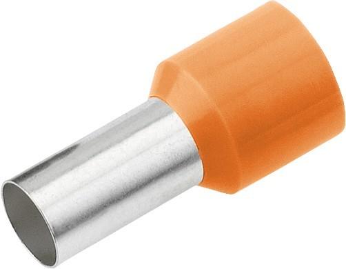 Produktbild Cimco Aderendhülse 4 mm² 10 mm Teilisoliert Orange 18 1008 100 St.