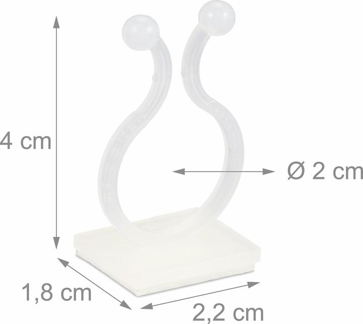 Immagine prodotto Relaxdays 240x clip-per-piante (2.20 cm, 1.80 cm)