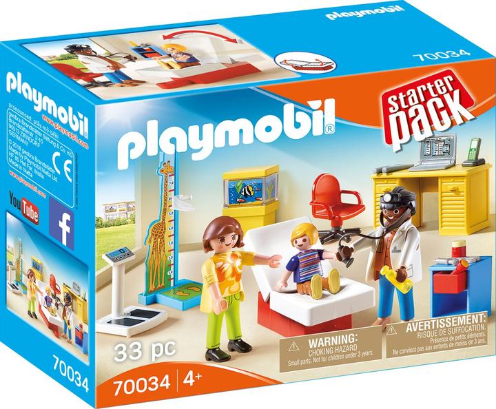 Produktbild Playmobil Beim Kinderarzt (70034, Playmobil City Life)
