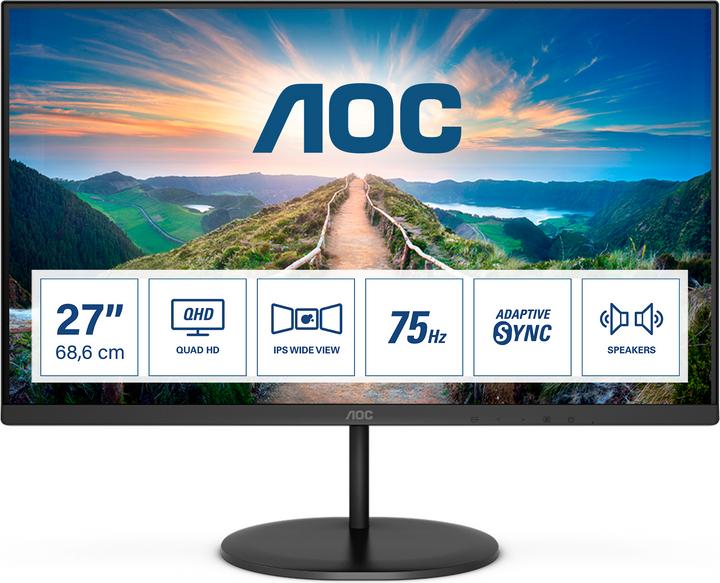 Produktbild AOC Q27V4EA (2560 x 1440 Pixel, 27")