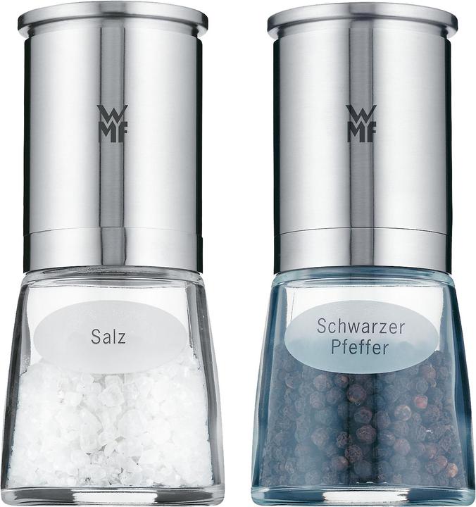 Actual product image WMF De Luxe Salt and Pepper Mill Set of 2 (Pepper, Salt)