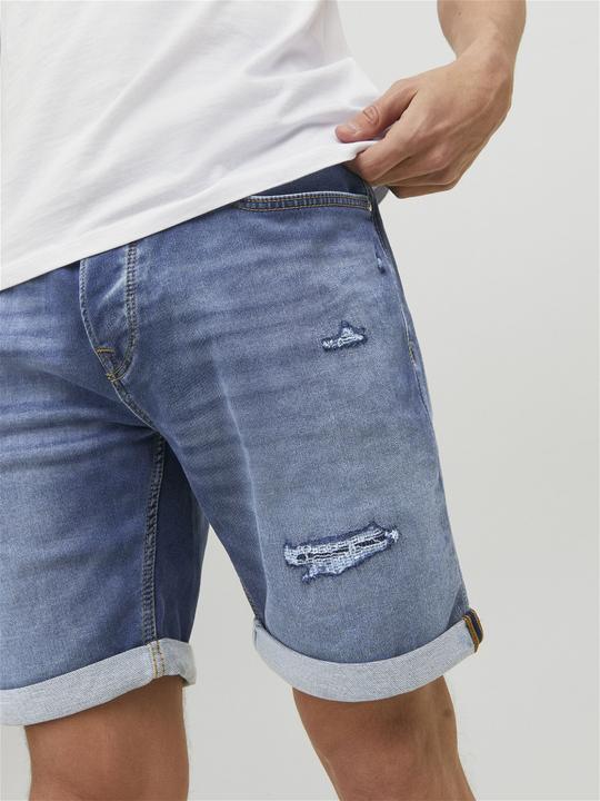 Actual product image Jack & Jones Rick Icon GE 633 Indigo Knit Jean Shorts (XXL)