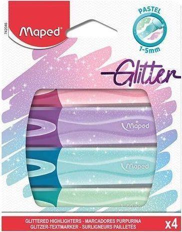 Maped Evidenziatore (Zestaw kolorów, 5 mm, 4 x)