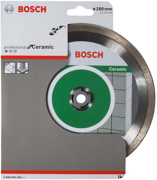 Produktbild Bosch Professional Zubehör Diamanttrennscheibe Standard for Ceramic, 180 x 22,23 x 1,6 x 7 mm, 1er-Pack