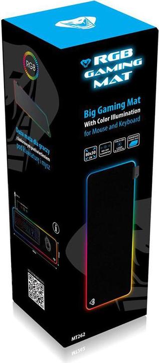 Image du produit Media-Tech Tapis de souris pour jeux rétroéclairés RGB GAMING MAT MT262