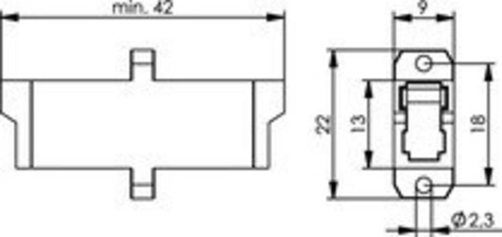 Produktbild Telegärtner E2000/APC adaptor