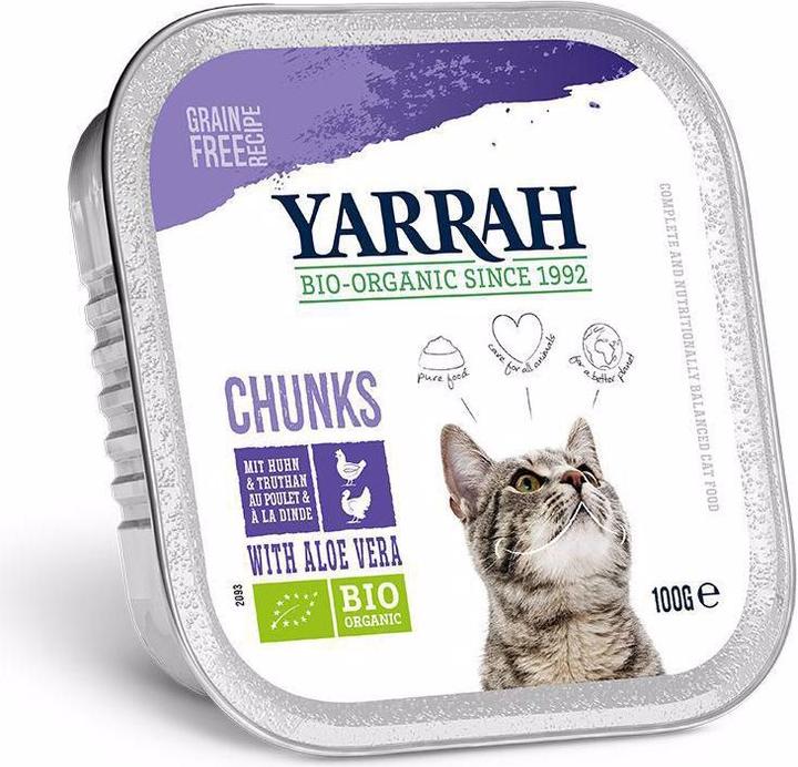 Produktbild Yarrah BIO Nassfutter Huhn & Truthahn (Junior, Adult, Senior, 1 Stk., 100 g)