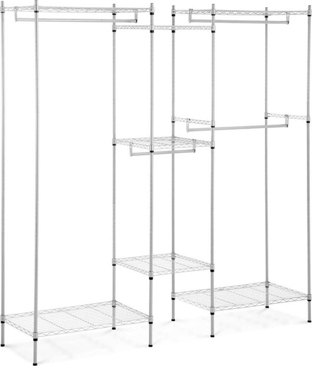 Royal Catering Garderobenständer Metall Kleiderständer Wäscheständer 189 x 45 x 196 cm 210 kg