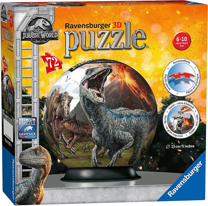 Produktbild Ravensburger Puzzle-Ball Jurassic World (72 Teile)