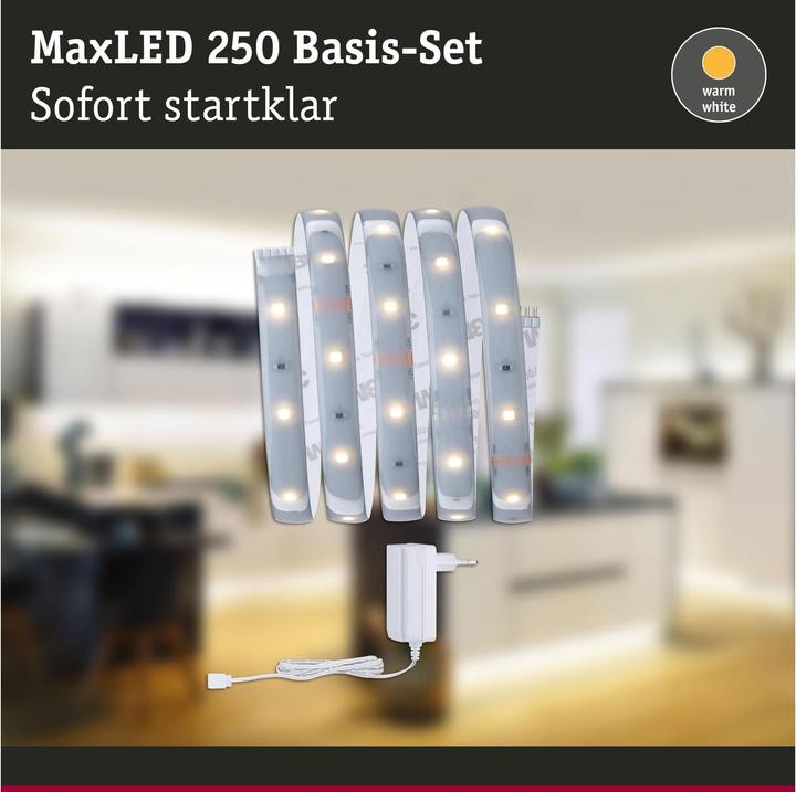 Produktbild Paulmann MaxLED 250 Stripe Set (Warmweiss, 150 cm, Indoor)