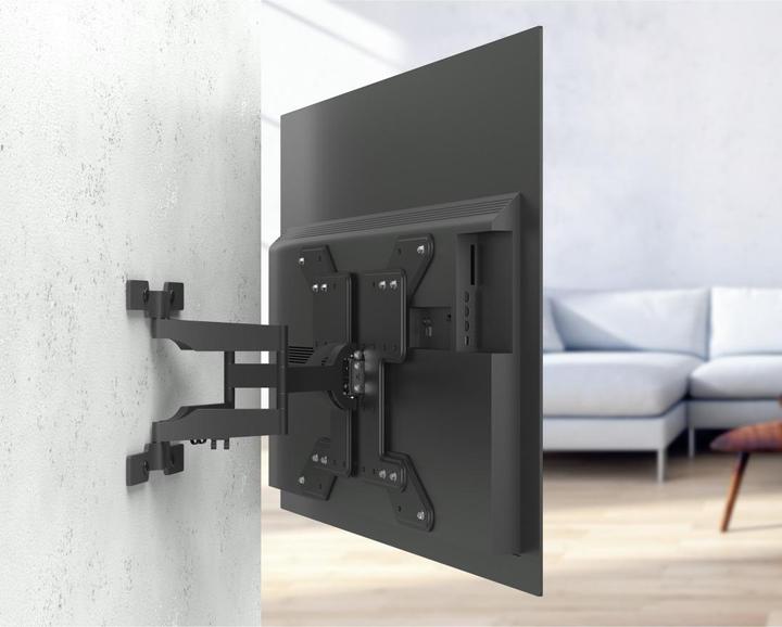 Produktbild Hama TV-Wandhalterung, OLED, flach, schwenkbar, ausziehbar, 229cm (90") bis 50kg (Wand, 90", 50 kg)