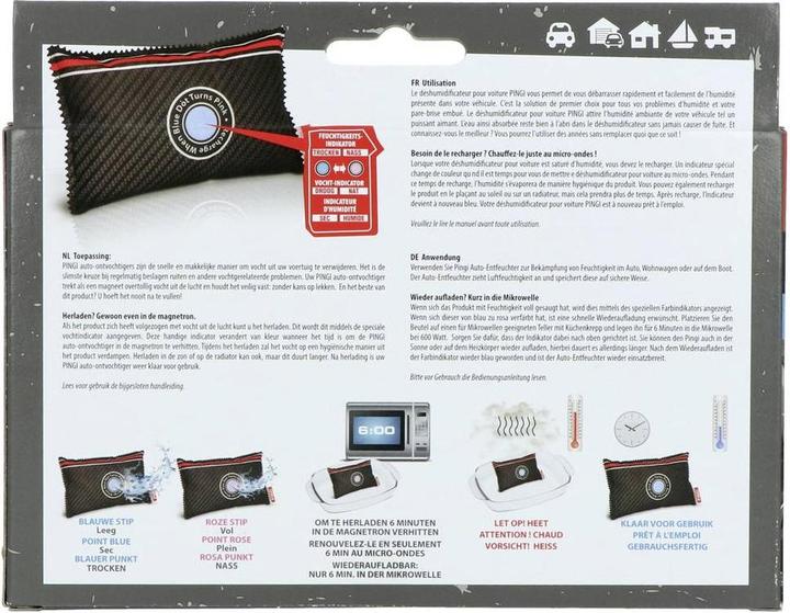 Produktbild Pingi Luftentfeuchter Carbon für alle Auto's, Wohnwagen, Camper etc. geeign