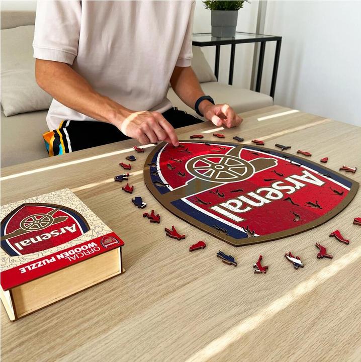 Produktbild Iconic Arsenal FC - Logo - Holz Puzzle Grösse M (270 Teile) (270 Teile)