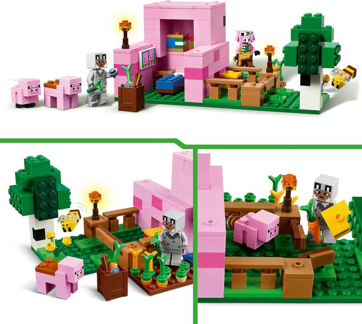 Produktbild LEGO Das Babyschwein-Haus (21268, LEGO Minecraft)