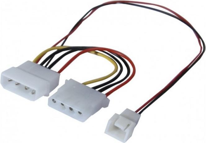 Immagine prodotto Exertis Connect Cavo di alimentazione Molex per ventola a 3 pin (0.25 m)