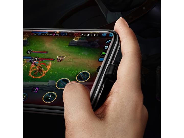 Actual product image Baseus 3-in-1 3.5mm Lightning Adapter with RGB LED (3.5mm jack, Lightning)