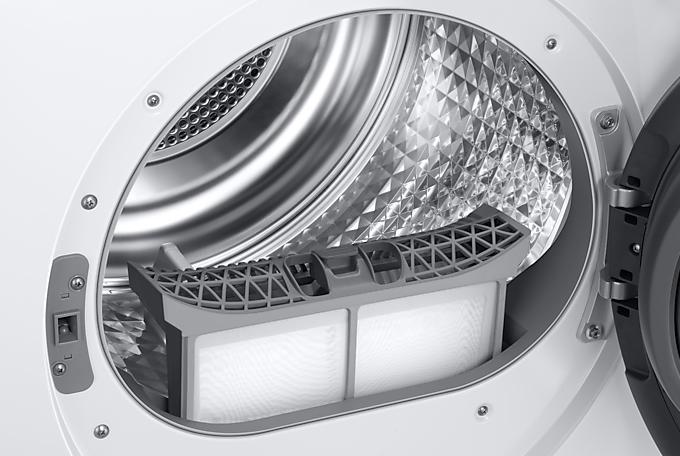 Image du produit Samsung warmtepompdroger DV90T6240HH/S2 (9 kg, Droite)