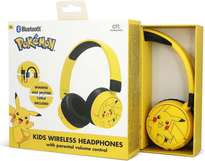 Immagine prodotto NoName Auricolare Bluetooth con controllo di sicurezza - Pokemon Pikachu Giallo
