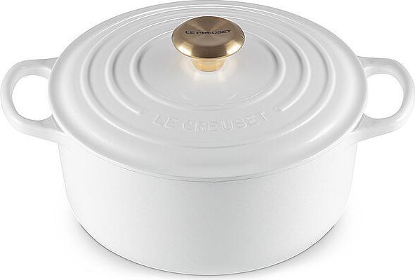 Produktbild Le Creuset 4,2 liter - Emaljeret støbejern - White (Bräter + Schmortopf, Gusseisen)