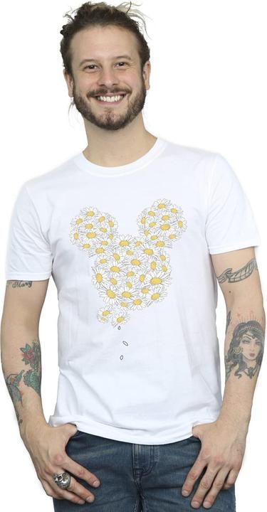 Immagine prodotto Mickey Mouse Maglietta Testa di Camomilla Uomo (L)