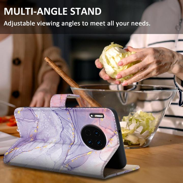 Produktbild Cadorabo Book Hülle mit Print (Huawei Mate 30)