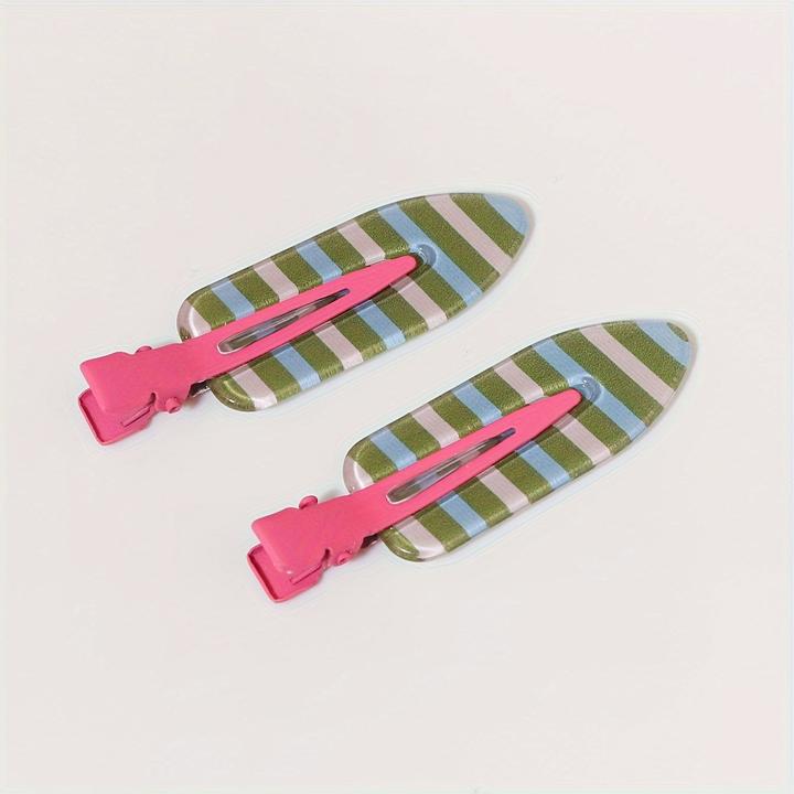 Activity Board 2pcs Assorted Cute Hair Clips, Non-Slip Hair Barrettes, Side Bangs Duckbill Clips, Trendy Hair (2 Stk.)