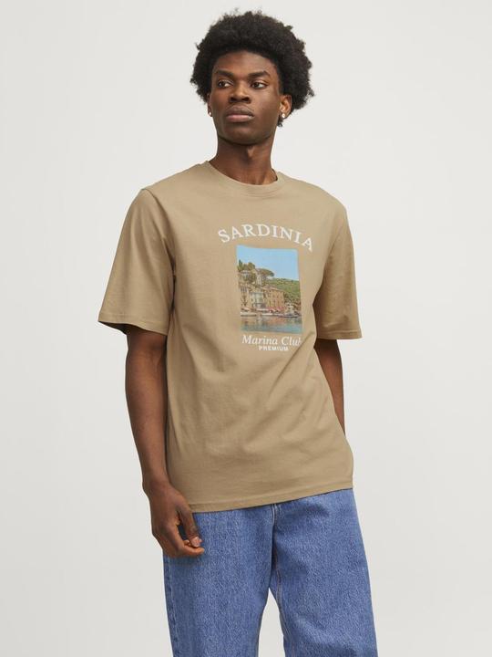 Actual product image Jack & Jones Printed round neck T-shirt T-shirt (S)
