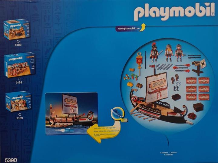 Produktbild Playmobil Römische Galeere (5390, Playmobil History)