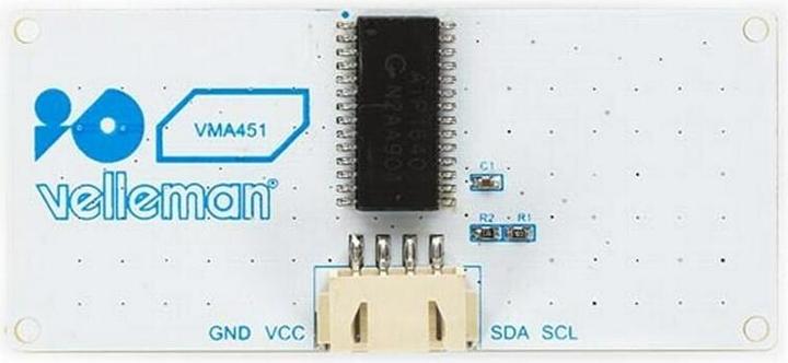 Image du produit Whadda Matrice LED I2C 8 x 16 panneau