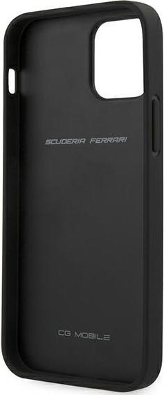 Immagine prodotto Ferrari FESPEHCP12LBK Custodia rigida per iPhone 12 Pro Max 6,7" in pelle/nero On Track Traforata (Apple iPhone 12 Pro Max)