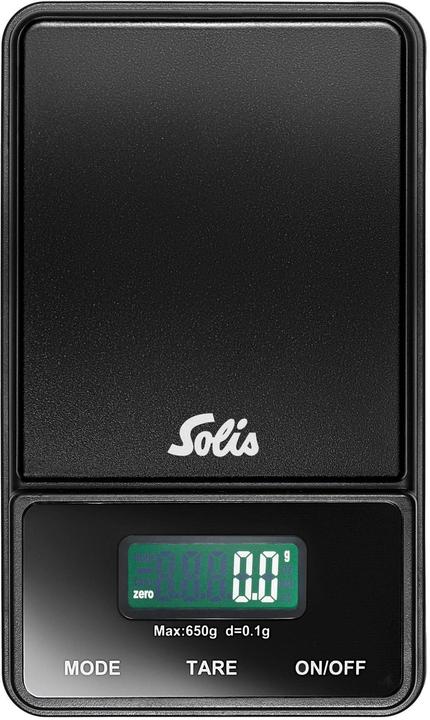 Solis Balance de cuisine Balance fine numérique pour café Noir