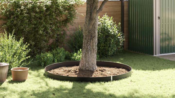 Actual product image VidaXL Wurzelsperre mit Verbindungsschienen Schwarz 0,7x5 m 1,5 mm HDPE