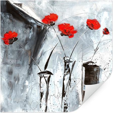 Image du produit Trenddeko Pavot rouge 2 (70 x 70 cm)