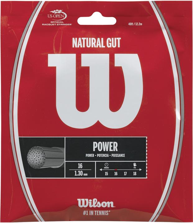 Image du produit Wilson Jeu de cordes Natural Gut 16