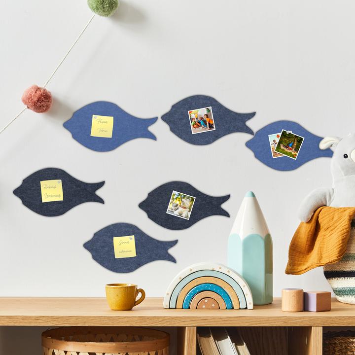 Image du produit Relaxdays 12x tableau d'affichage en feutre (Tableau d'affichage, 30 x 1 x 16 cm)