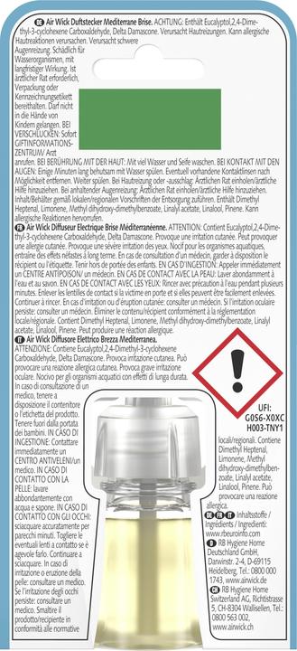 Produktbild Air Wick Dufstecker Nachfüller Mediterrane Brise 19ml