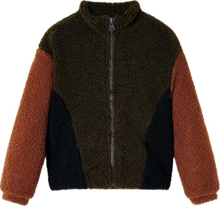 VidaXL Kinderjacke 104,Material: 100 % Polyester,Farbe: Khaki (104)