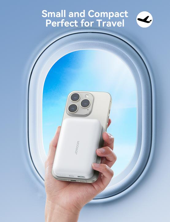 Actual product image Joyroom Mini Magnetic Wireless Powerbank (20W) (10000 mAh, 20 W, 15 Wh)