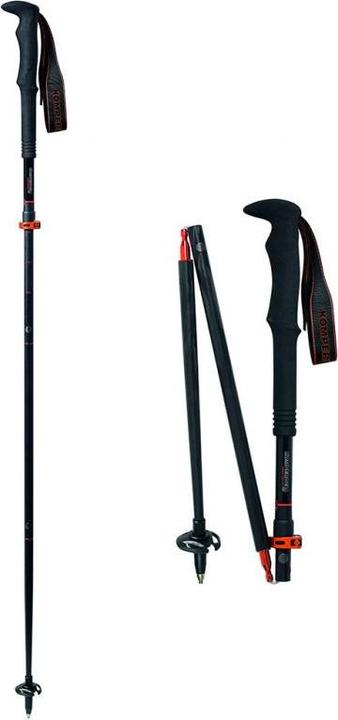 Actual product image Komperdell Carbon FXP.4 Approach Vario Compact poles (125 cm)
