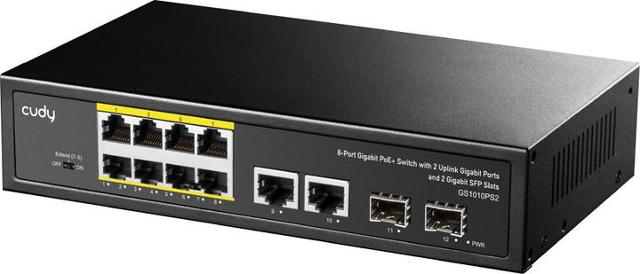 Image du produit Cudy Commutateur (GS1010PS2) (10 Ports)