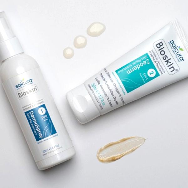 Immagine prodotto Salcura Cura della pelle Bioskin DermaSpray Crema idratante per il corpo Unisex 100 ml (Crema corpo, 100 ml)